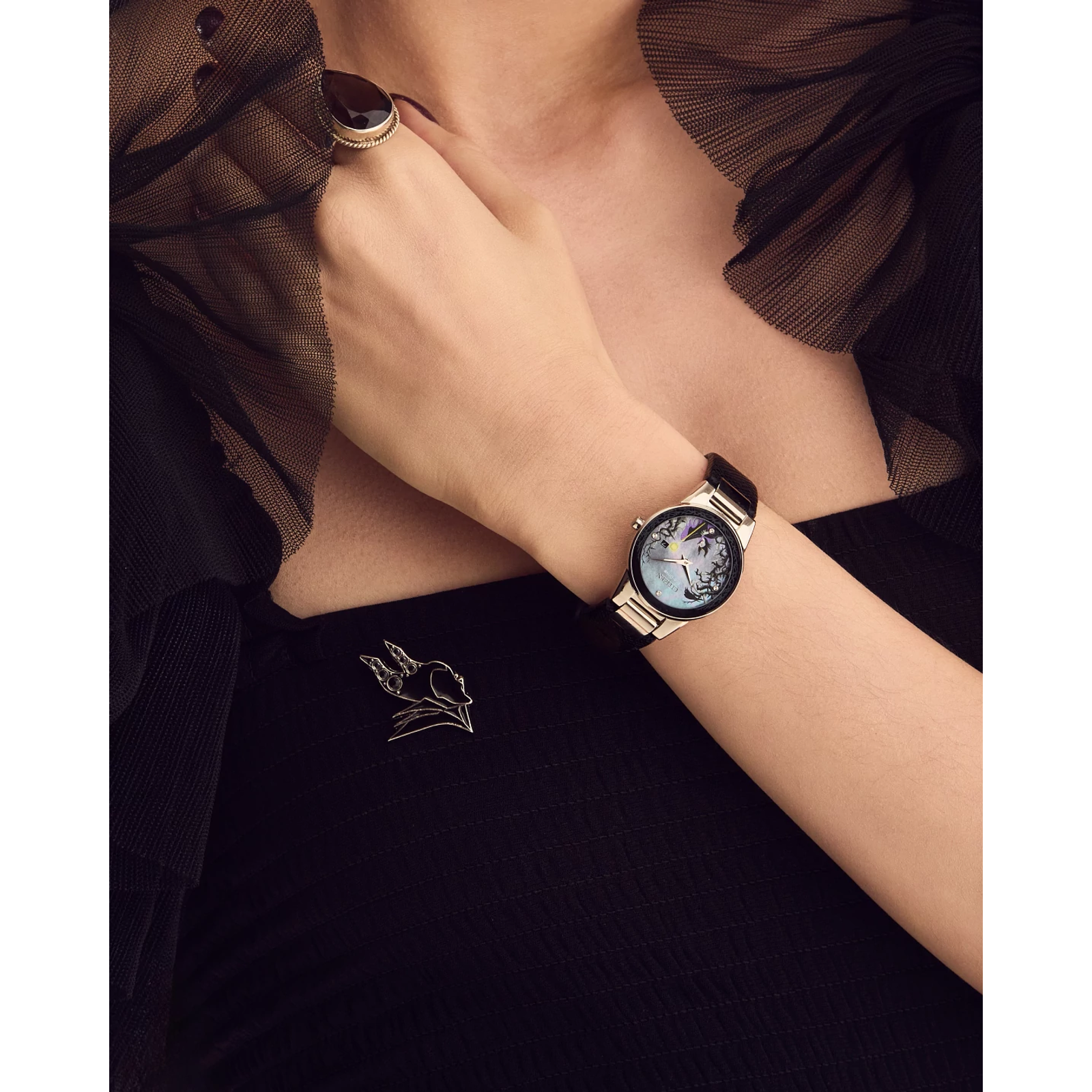 Reloj Citizen Maleficent's Charm Disney Villains Boxed Set GA1080-41Y | Elegancia relojería